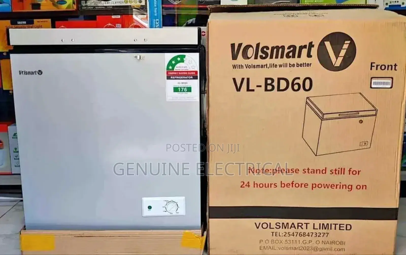 Volsmart 60 Litres Deep Freezer, Vl-Bd60
