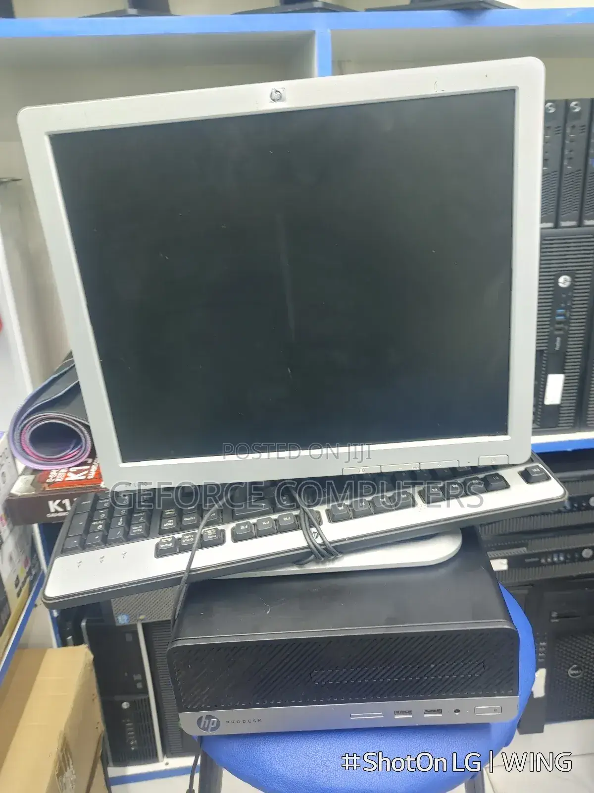 Complete Desktop With 17 Inches Monitor