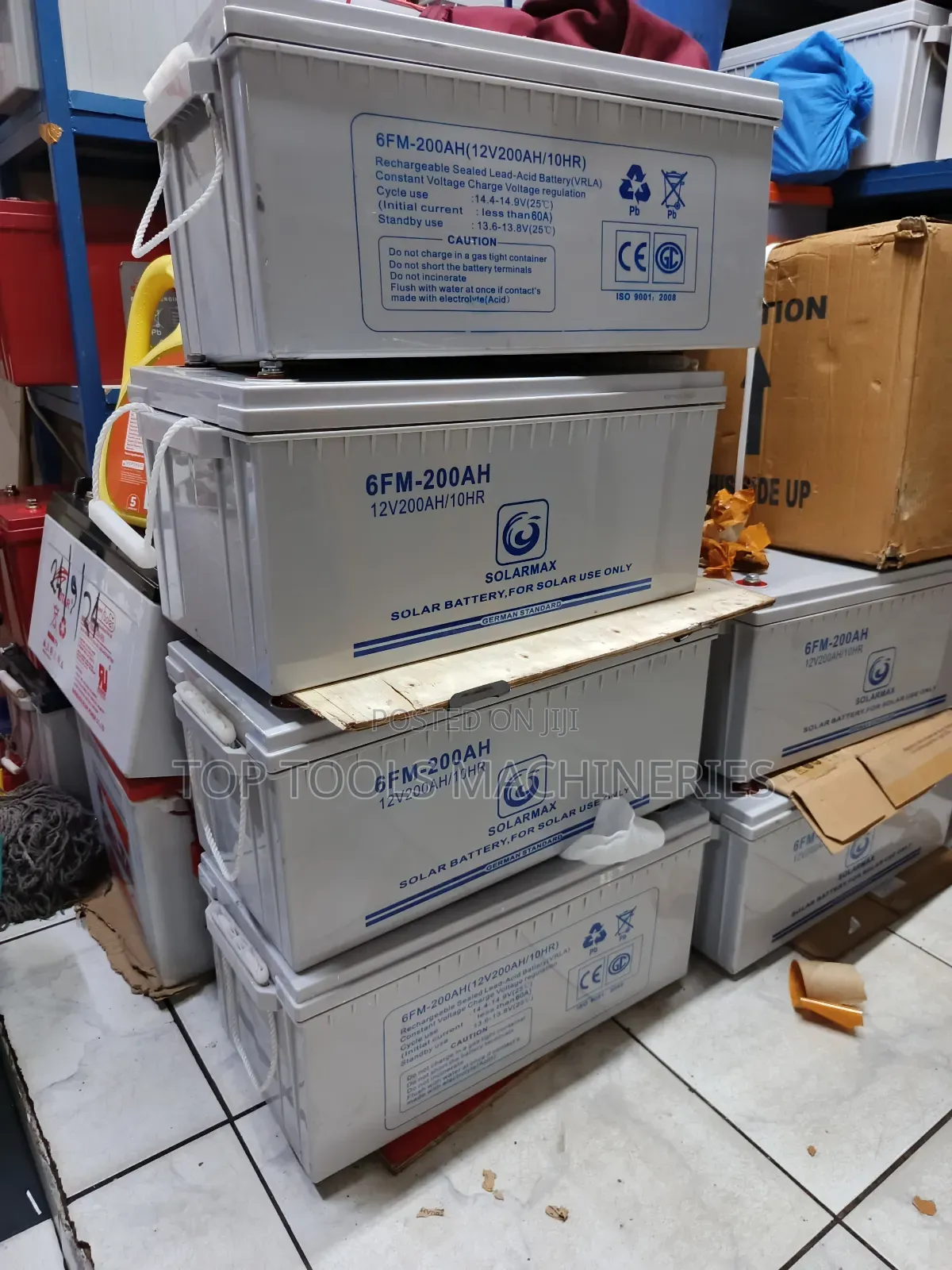 Original Solarmax 200ah 12v Gel Battery