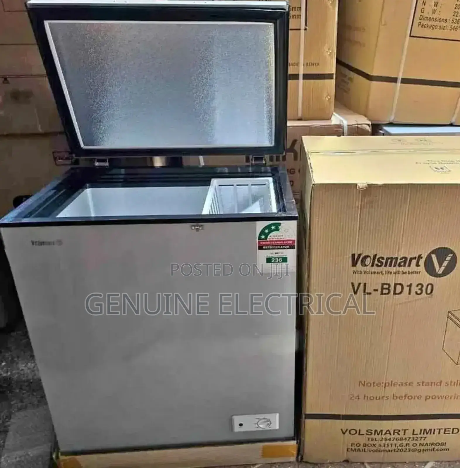 Volsmart 130 Litres Deep Freezer. Energy-Cost Effective