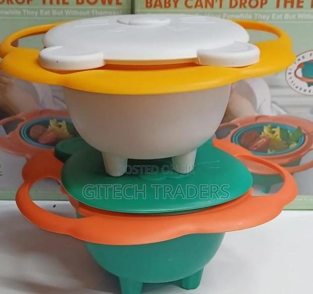 360 Degrees Free Rotational Baby Bowl