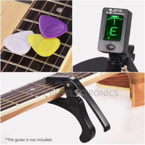 Guitar Accessory Set for Beginners With Clip-on LCD Digital - main view
