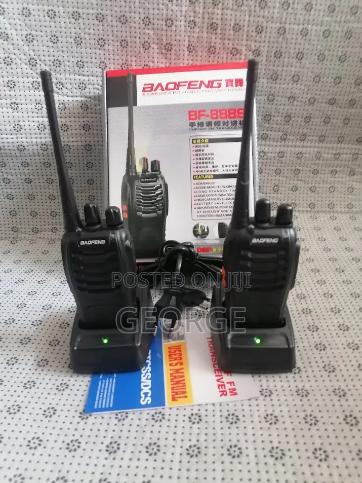 Portable Baofeng Bf 888s Walkie Talkie Radio Calls
