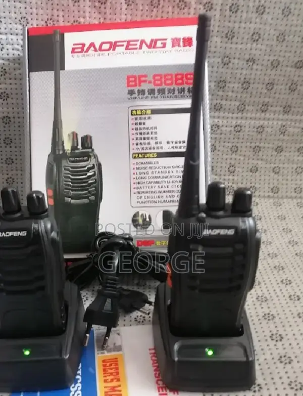 Pair Baofeng 888s Walkie Talkie Radio Calls