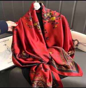 Elegant Color Silk Scarf - thumbnail 2
