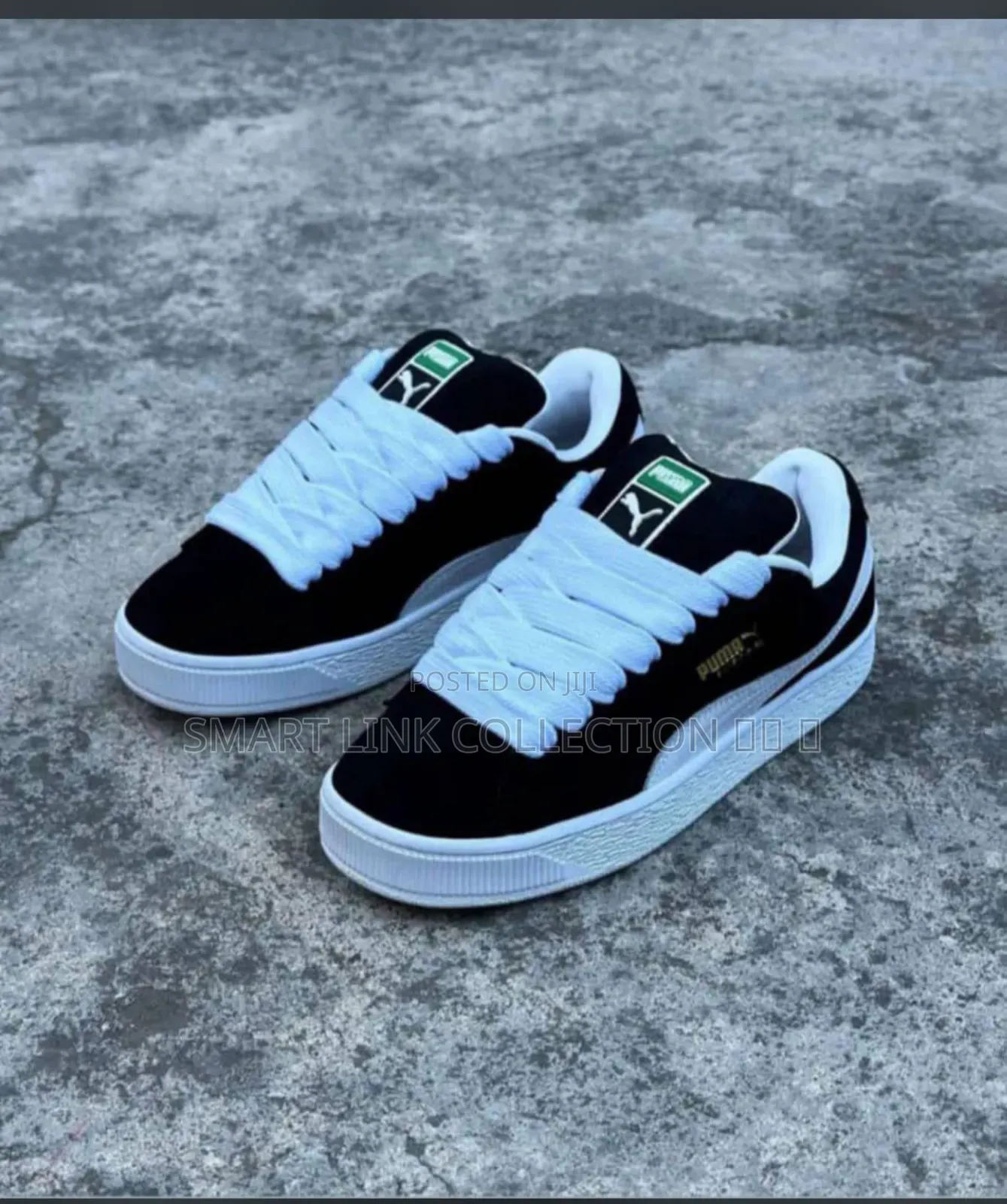 Puma Suede Xl Black White
