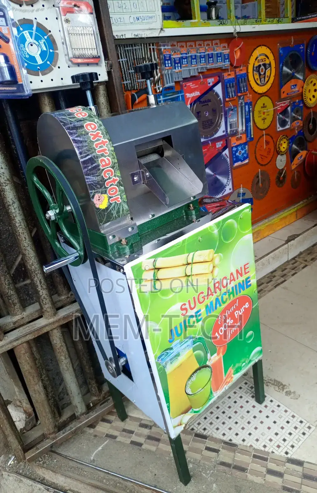 Electric Sugarcane Machine/Heavy Duty Sugarcane Machine