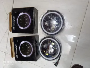 High-Quality 7" Headlight With Turn Signal Parking Light