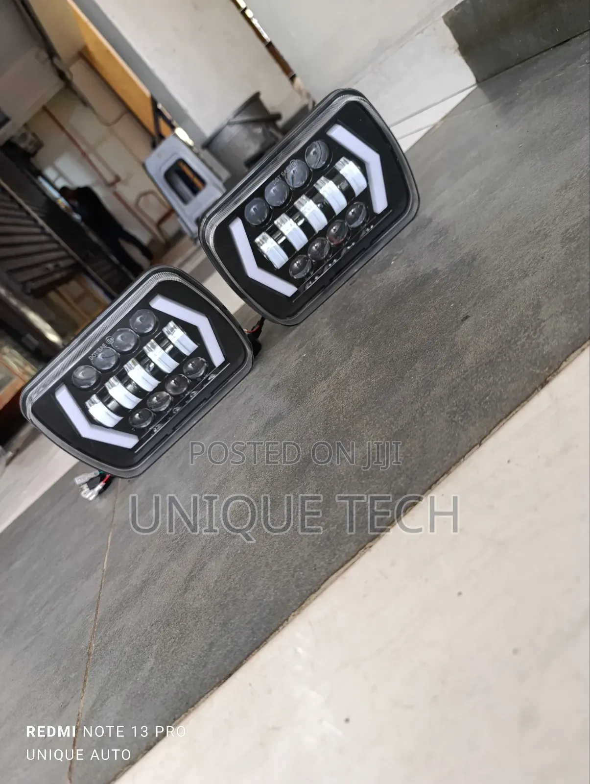 7x5" Led Headlights With Parking Indicator