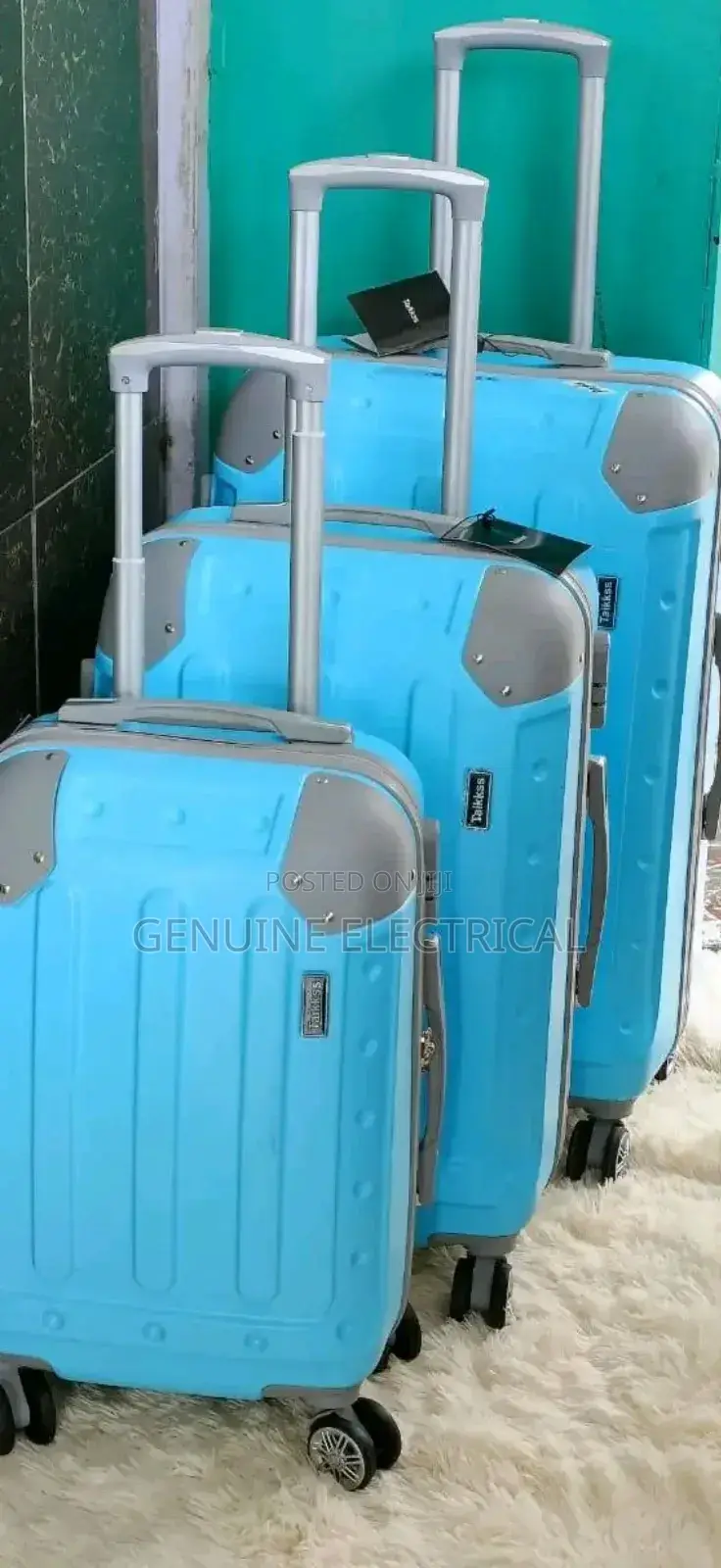 3 in 1 Fibre Laxurious Suitcase Briefcase Travel Bag