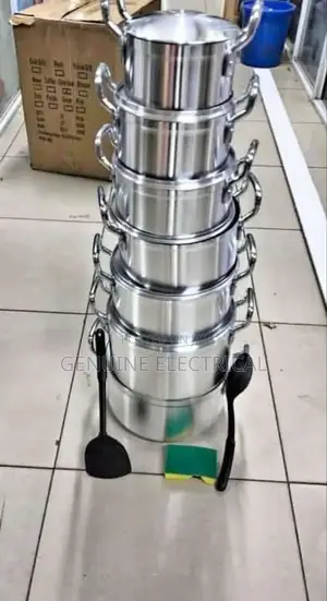 Tornado 14 Pieces Heavy Aluminium Cooking Pot Sufuria Set