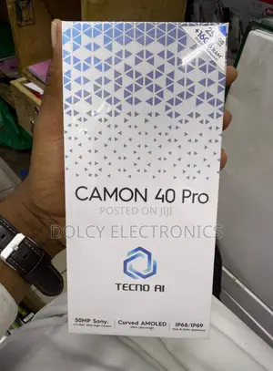 New Tecno Camon 40 Pro 4G 256 GB Black