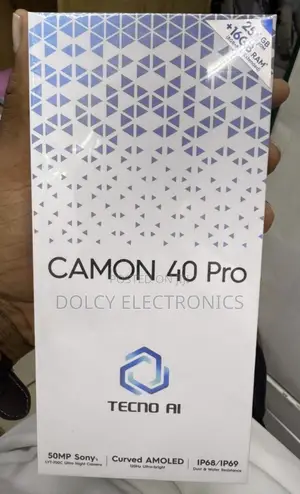 New Tecno Camon 40 Pro 4G 256 GB Black