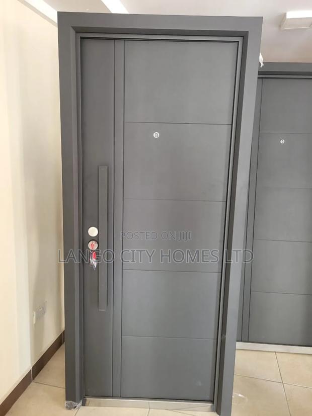 Steel Single Door Matte Black - thumbnail 2