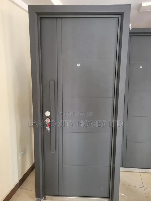 Steel Single Door Matte Black