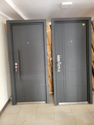 Steel Single Door Matte Black
