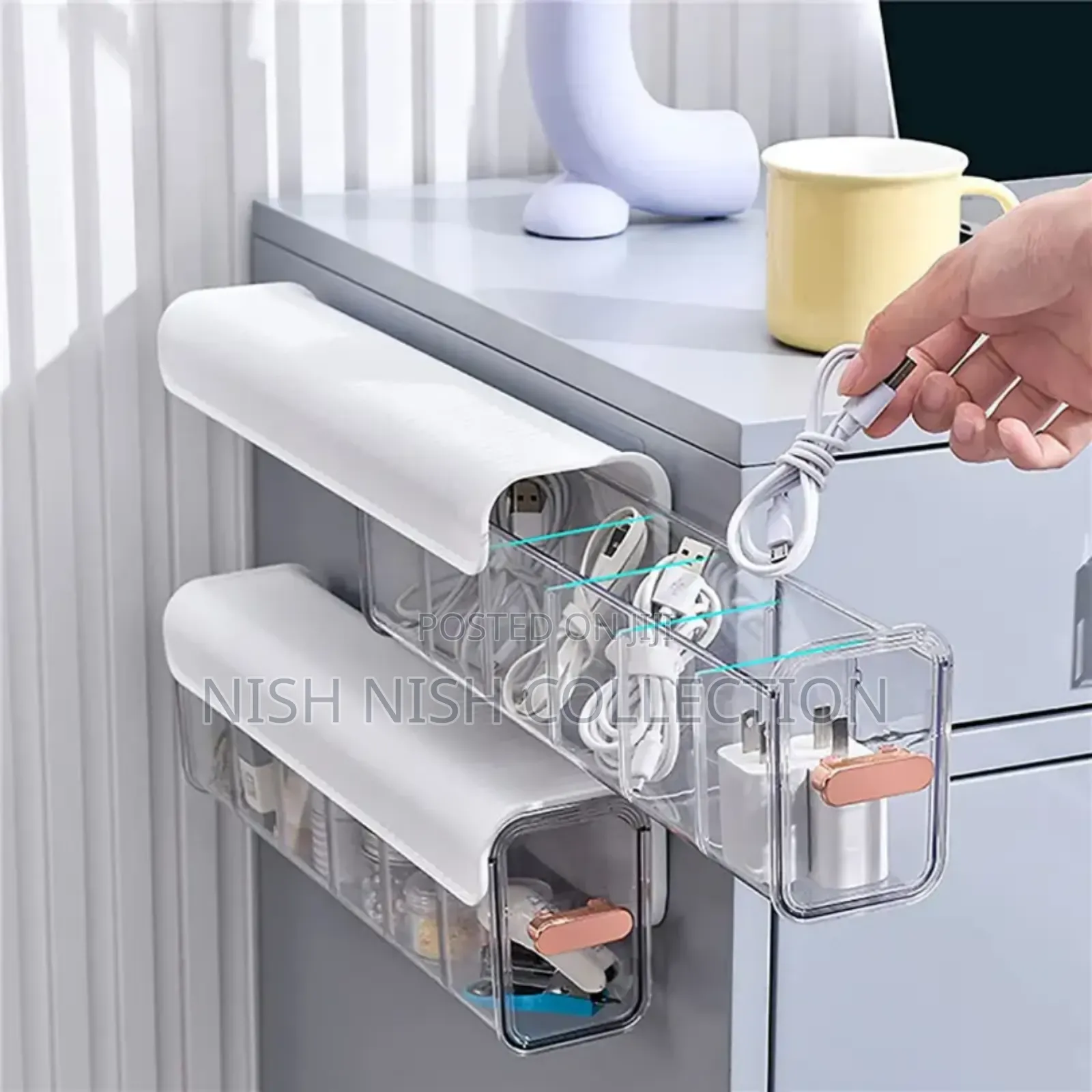 Acrylic Wall Mounted Closet Storage Organizer