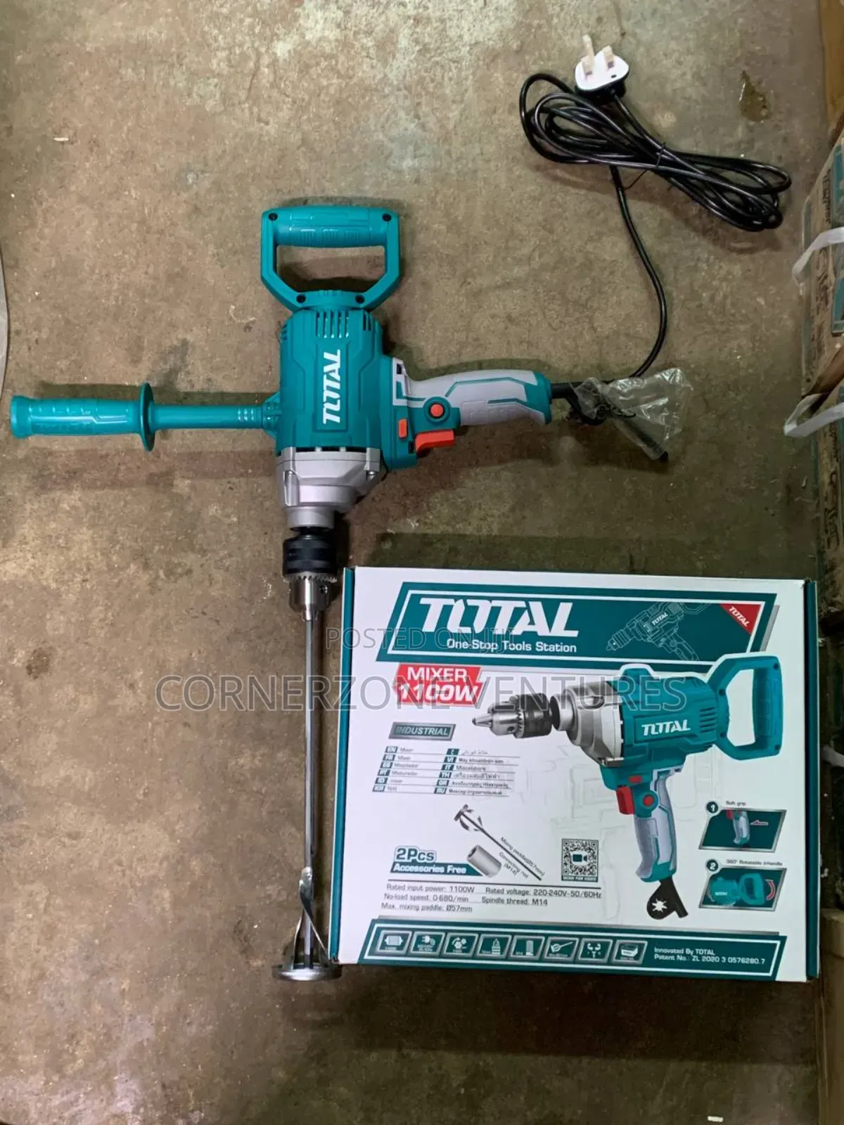 Total 1100w Paint Mixer, Mixer