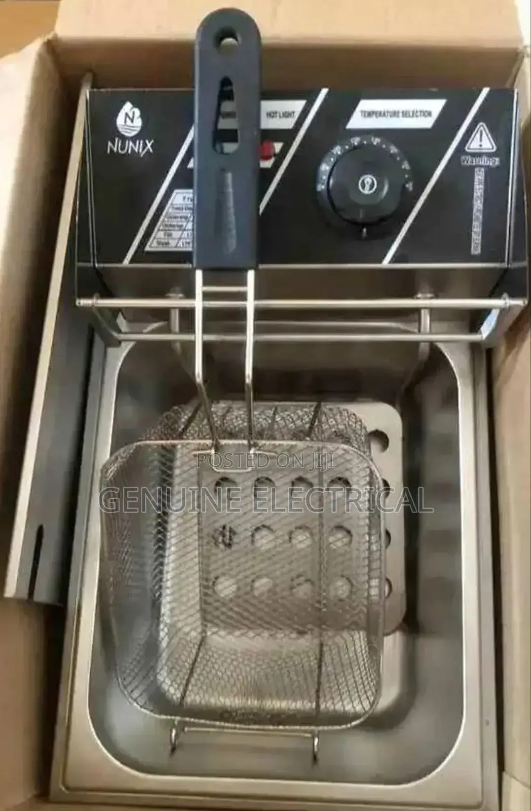 Single Deep Fryer Nunix, 6ltr Nunix Deep Fryer