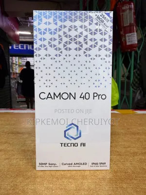 New Tecno Camon 40 Pro 4G 256 GB Black