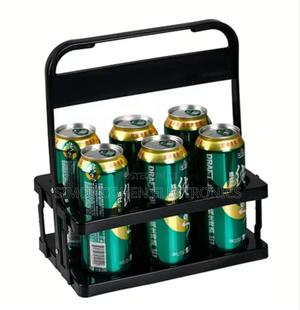 Portable Foldable 6 Bottle Organizer Carrier Rack - main view