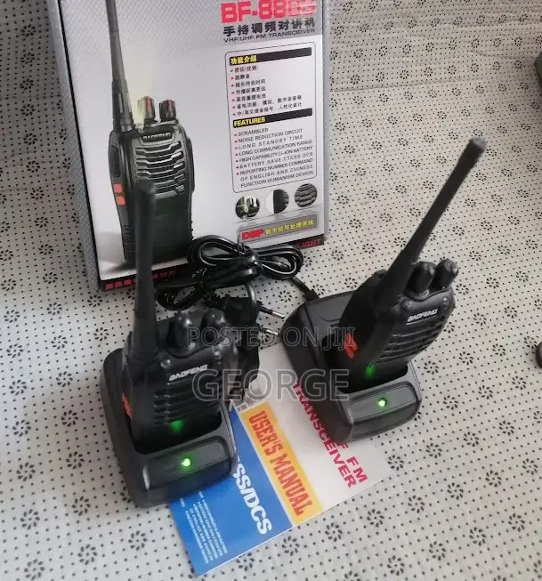 2 PCS Baofeng Bf-888s Walkie Talkie{ }