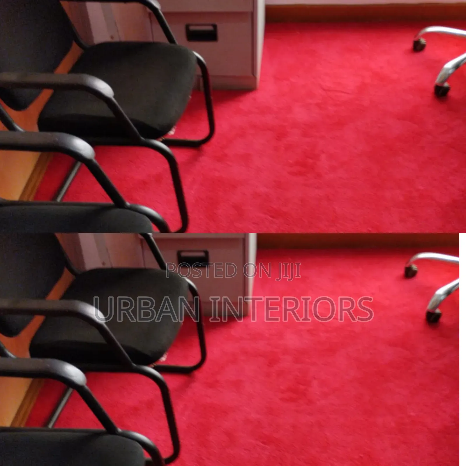 Office Boardroom Carpets. Red Wall to Wall Carpets