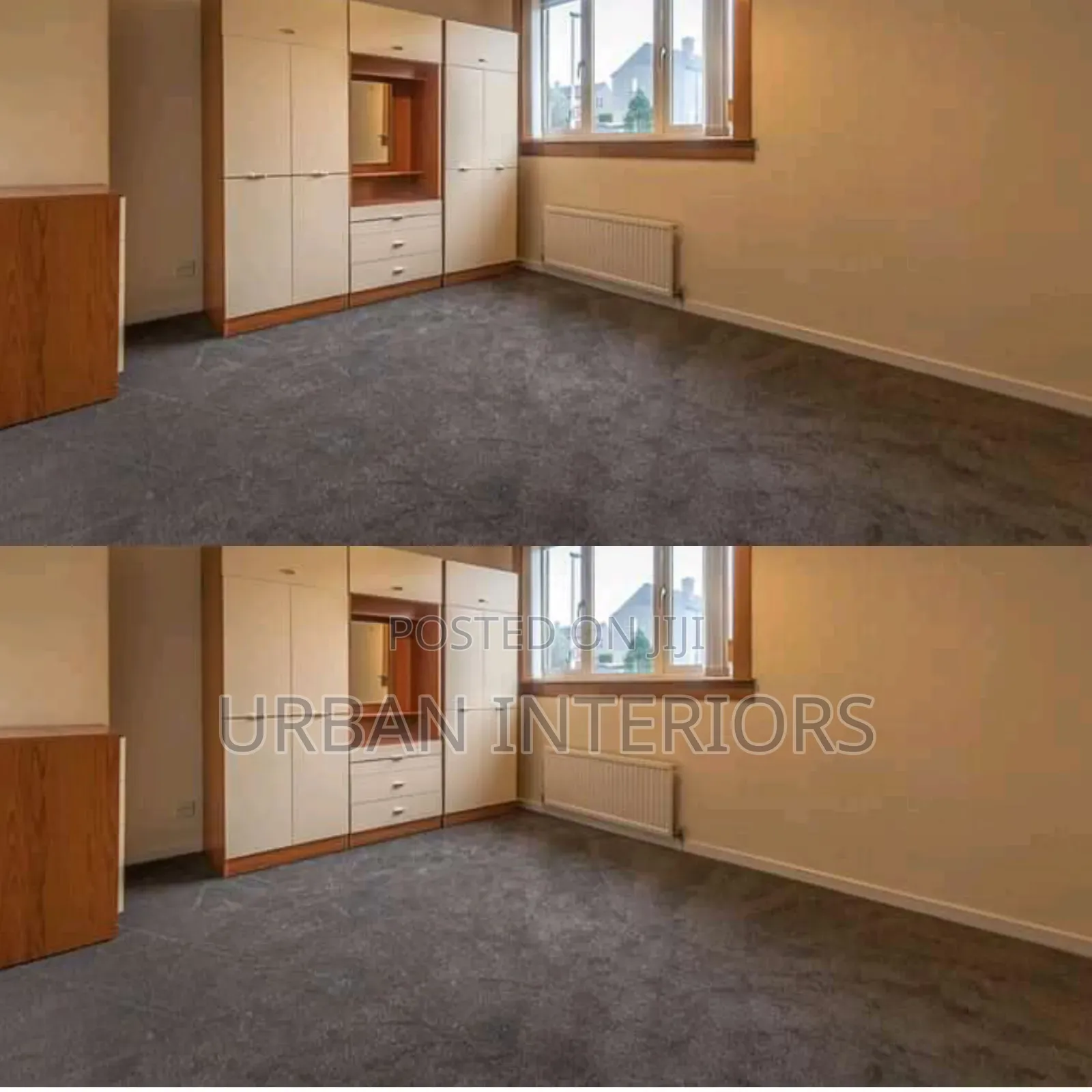 Grey Wall to Wall Carpets. Bedroom Carpets