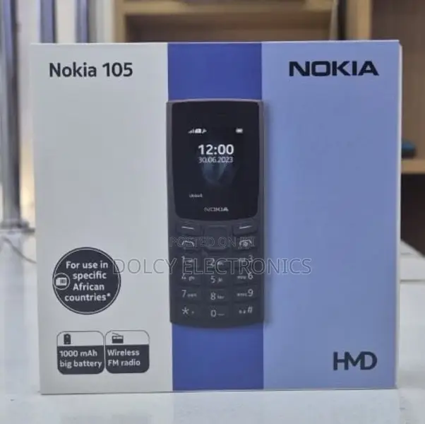 New Nokia 105 Black