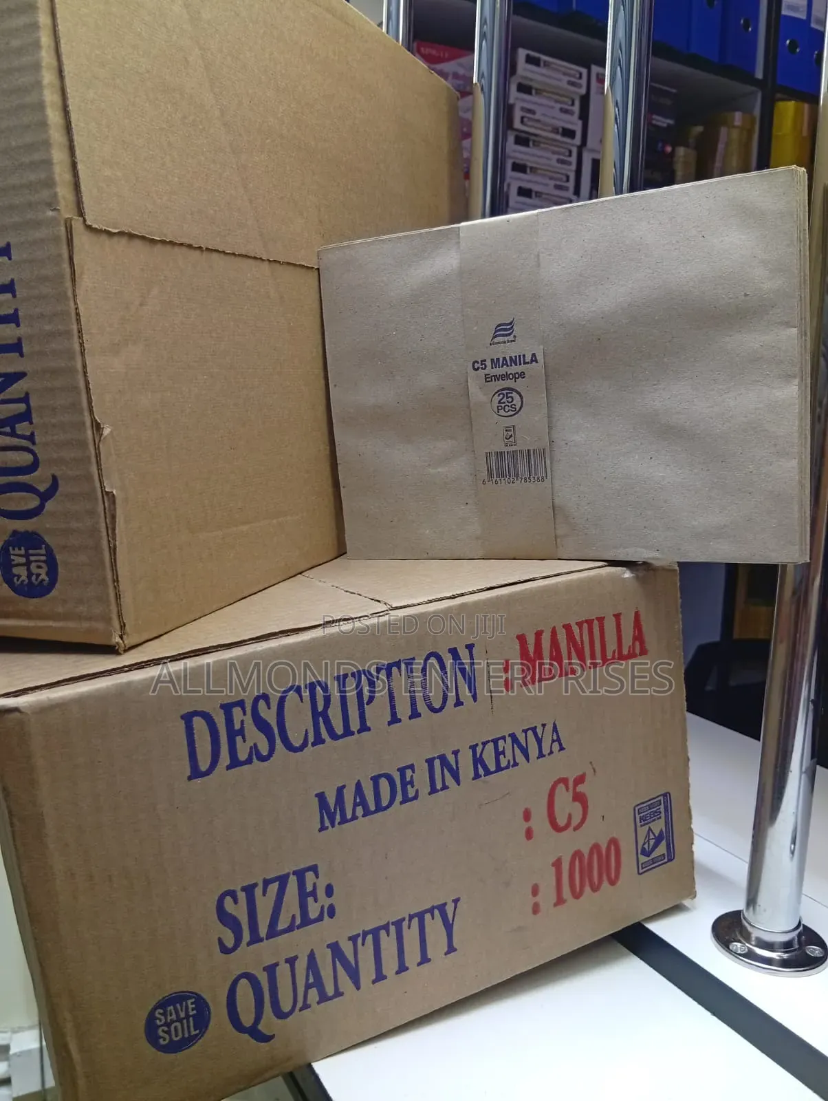Carton of C5/A5 Plain Brown Envelope Economics- 1000pieces