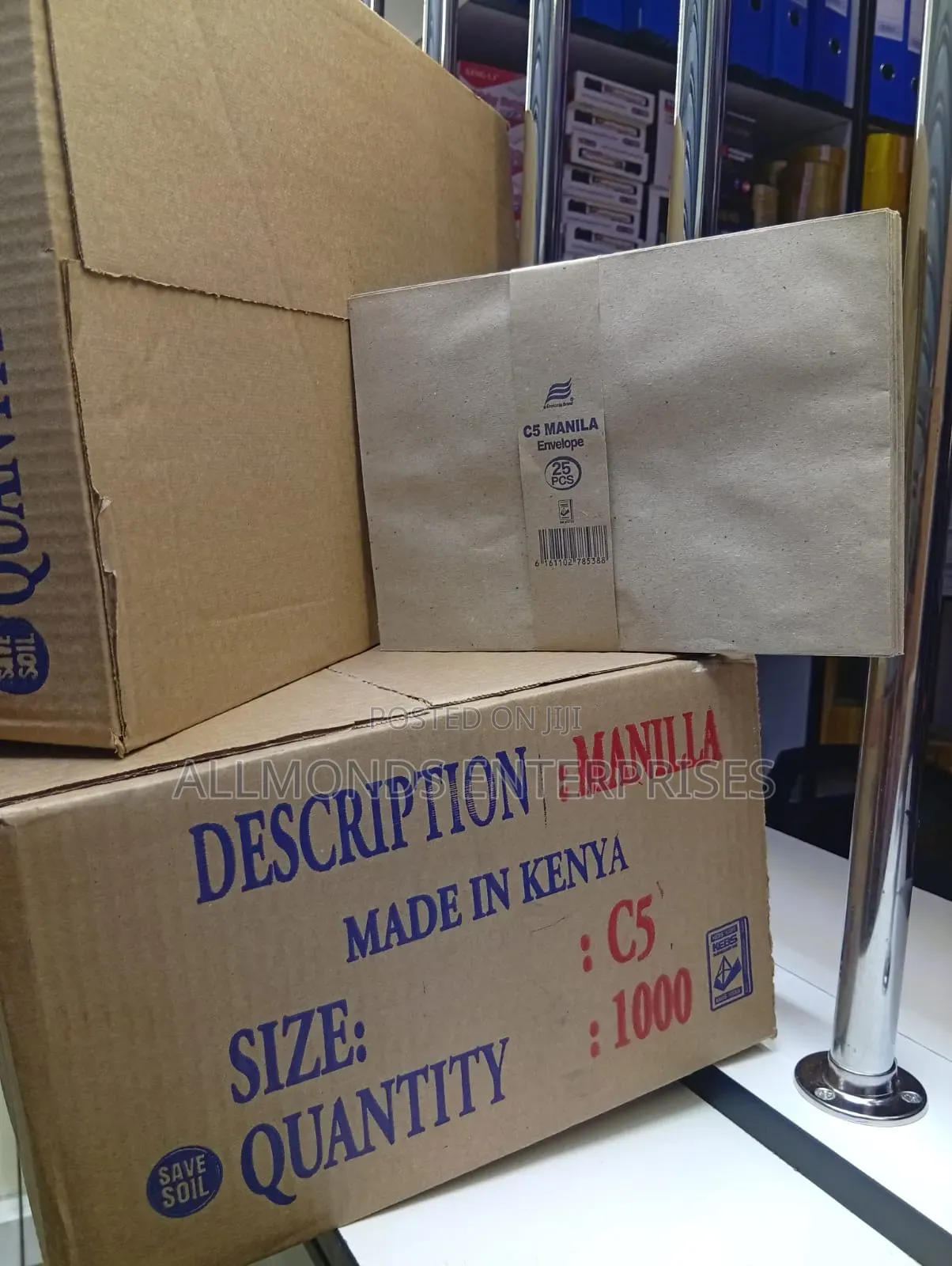 Carton of C5/A5 Plain Brown Envelope Economics- 1000pieces