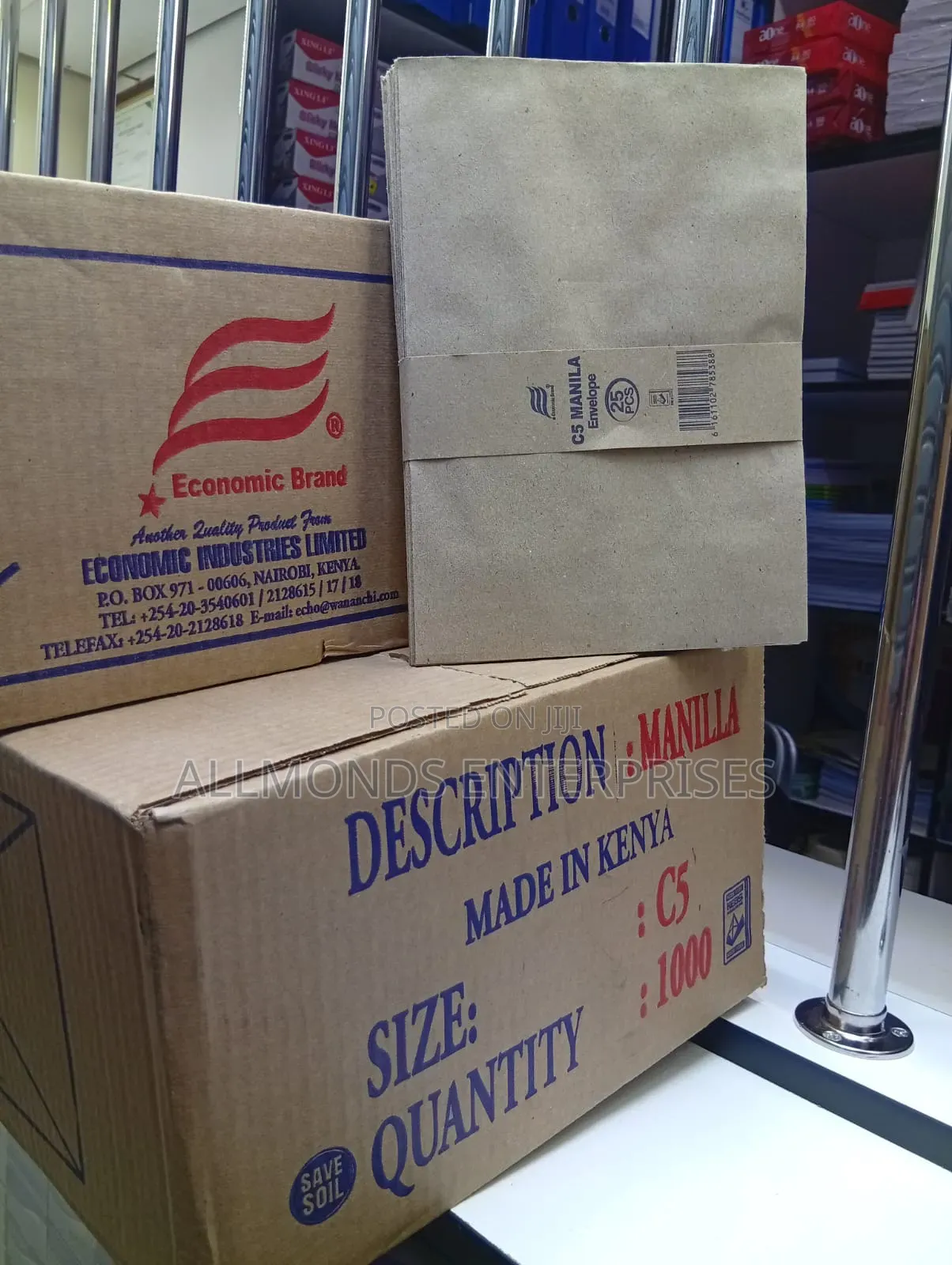 Carton of C5/A5 Plain Brown Envelope Economics- 1000pieces