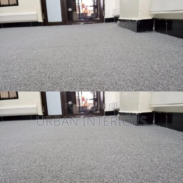 Wall to Wall Carpets. Reception Grey Carpets - main view