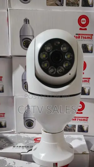 V380 Pro App Wireless Wi-Fi CCTV 360°Bulb Camera