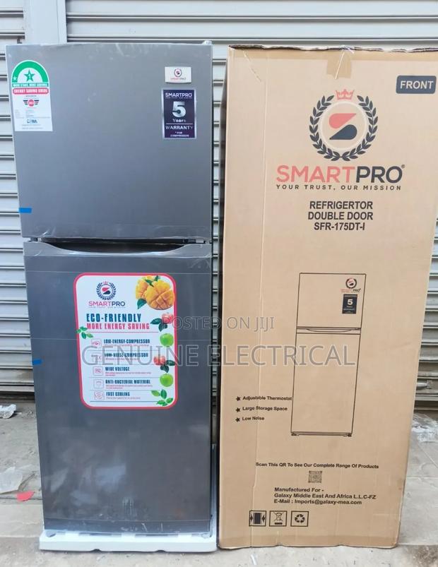 Smartpro 138litres Double Door Fridge