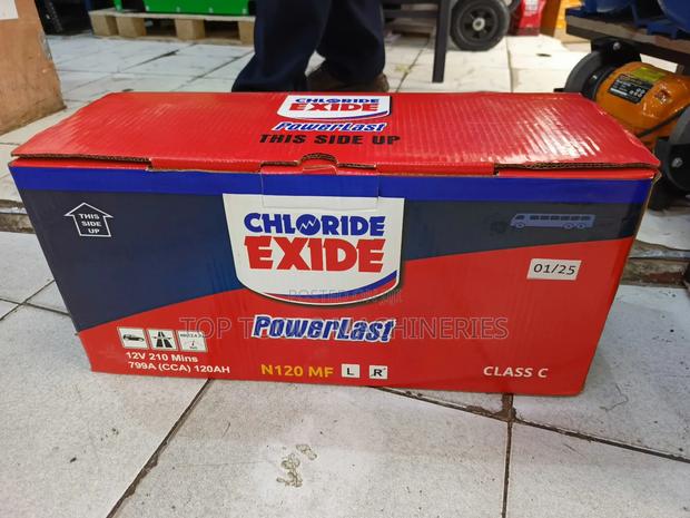Chloride Exide N120 Dry Car Battery - main view