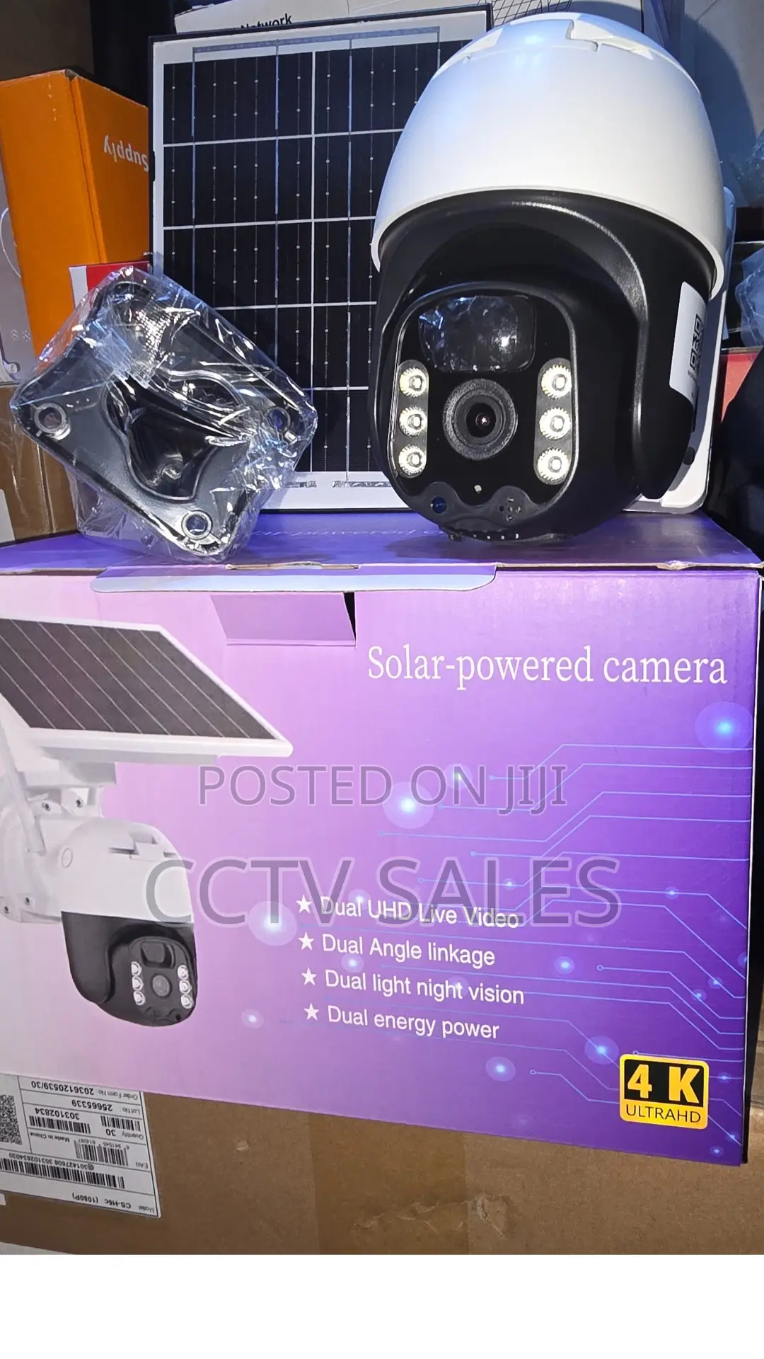 Solar Powered Solar Wifi CCTV Camera--Motion