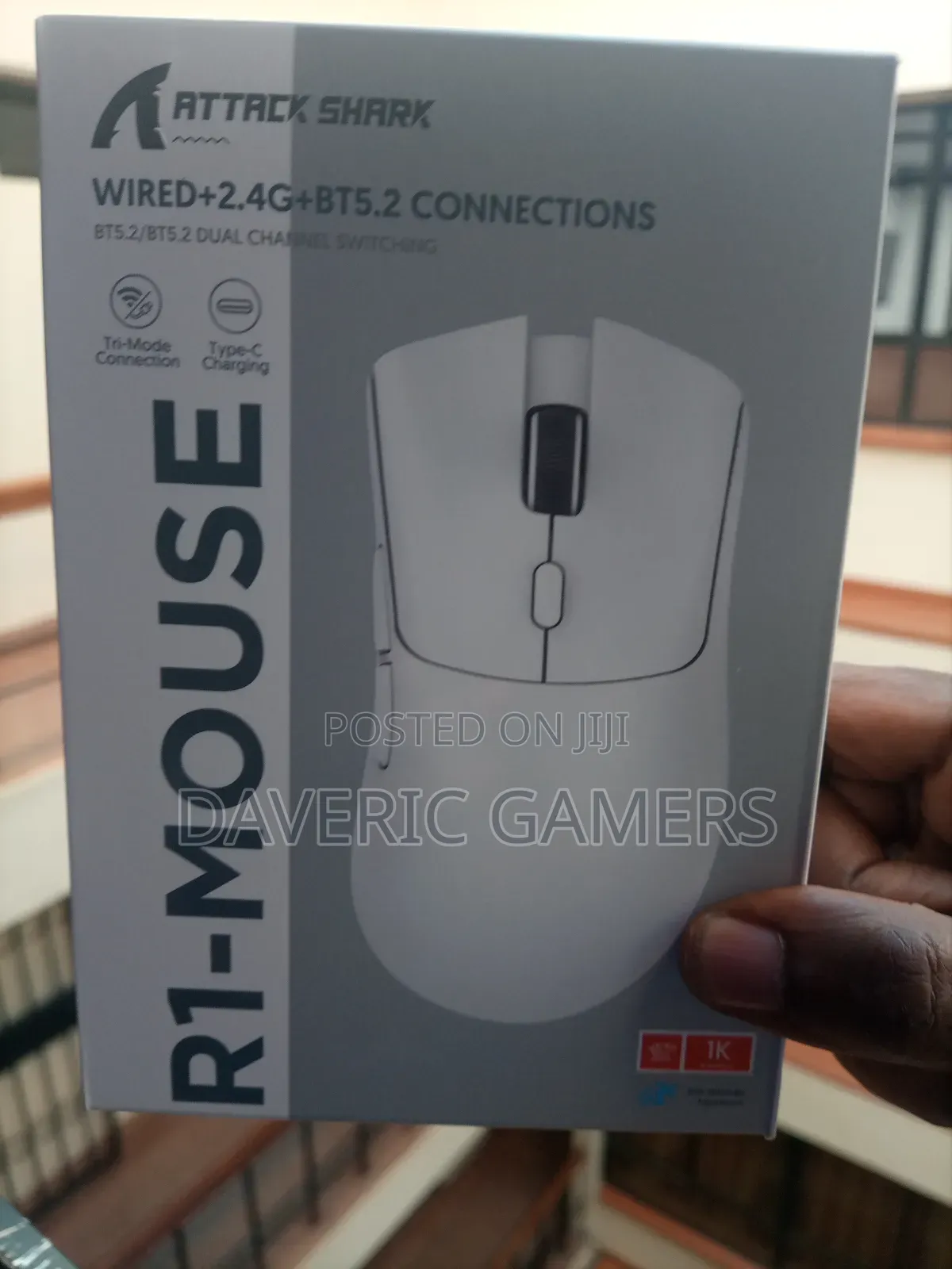 Attack Shark R1 Wireless Mouse Tri-mode