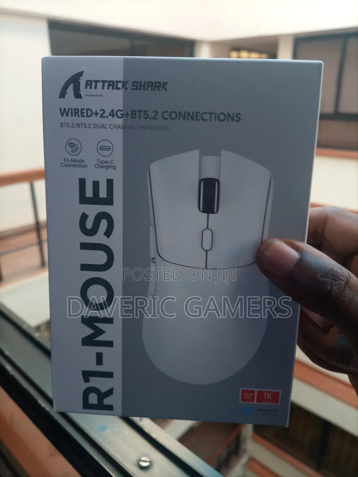 Attack Shark R1 Wireless Mouse Tri-mode