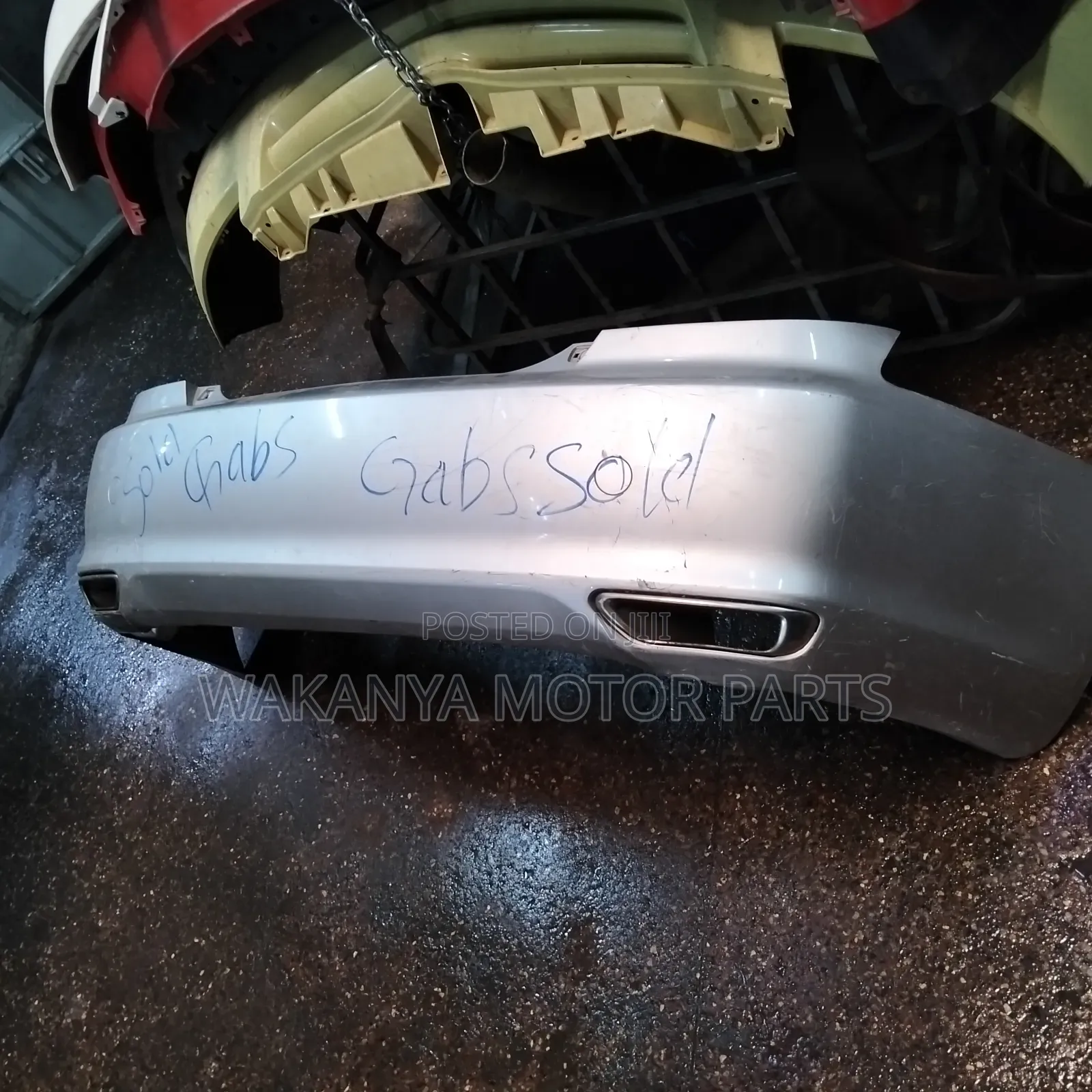 Toyota Mark X 2004/05/06/07/08 Rear Bumper Assy, Ex Japan