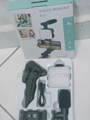 Hand Held Tripod With Microphone for Live Recording