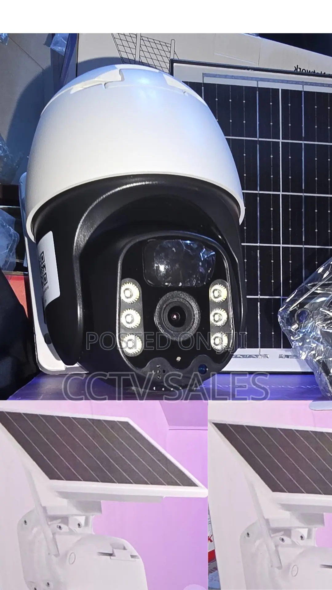 Solar Powered Wifi Standalone CCTV Camera--Motion