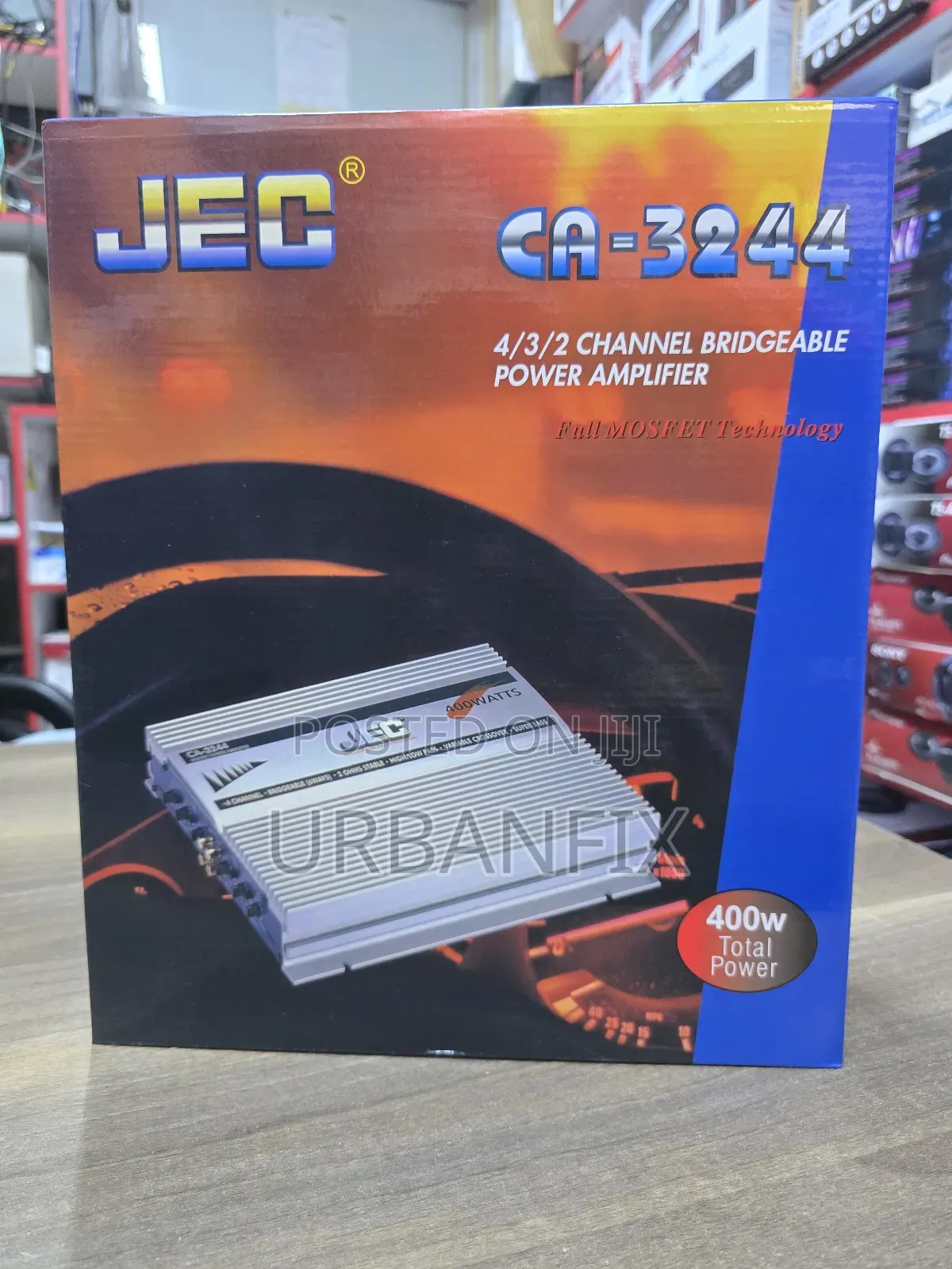 Jec 400watts 4 Channel Bridgeable Power Amplifier