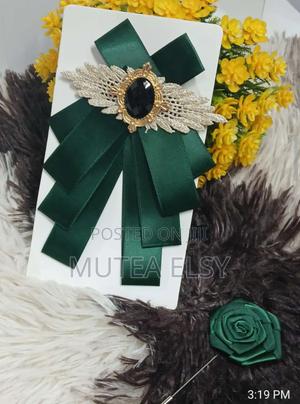 Furschia,Emelard Green Orange French Bowties - thumbnail 2