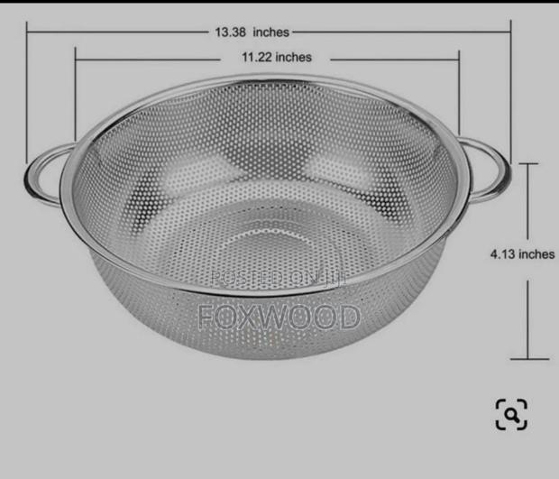 Handled Basket Strainer/ Colander - thumbnail 3