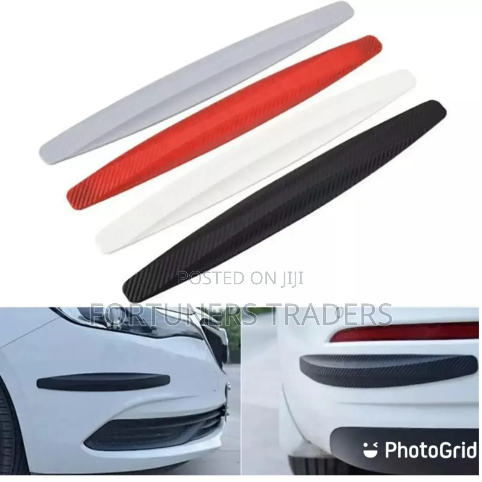 2 Piece Car Bumper Protection Strip