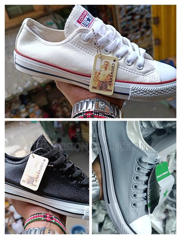 Leather Converse