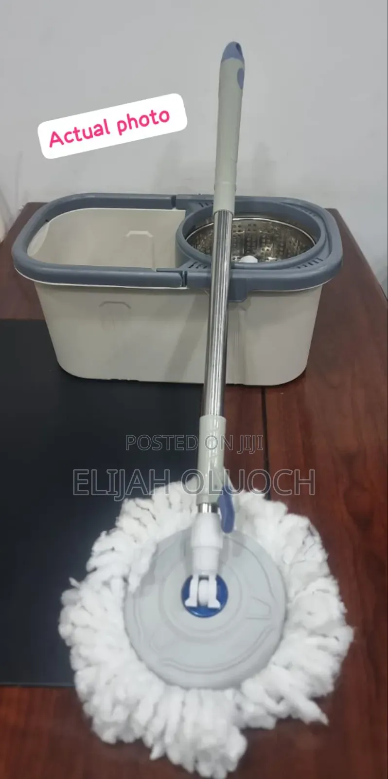 Fashion Rotary Mop 17l Bucket, 112cm Mop, 2 Rags