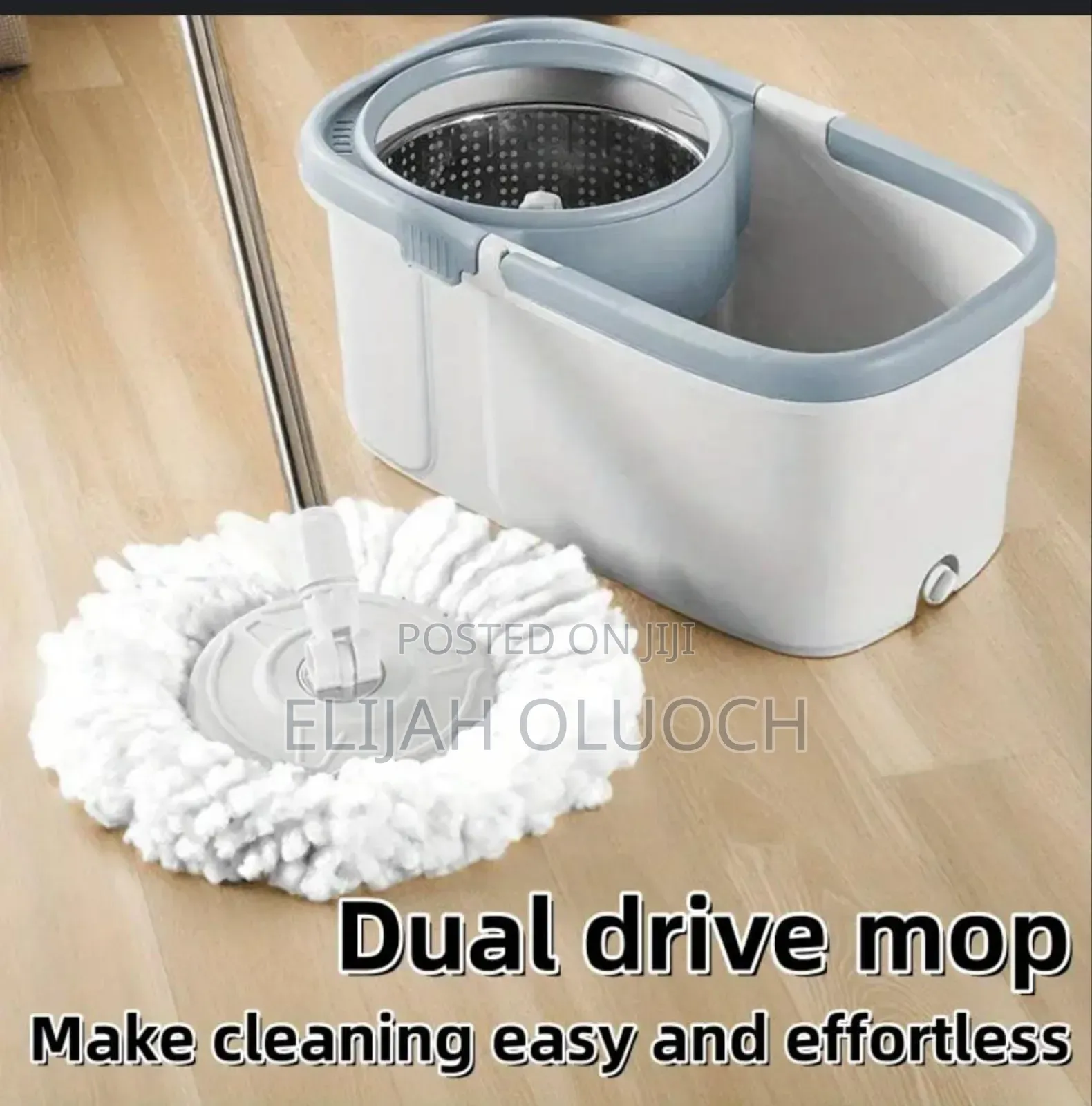 Fashion Rotary Mop 17l Bucket, 112cm Mop, 2 Rags