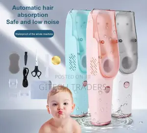 Low Noise Automatic Hair Suction Baby Hair Trimmer